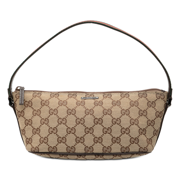 Gucci Handbags - Pre-Loved Gucci GG Canvas Web Boat
